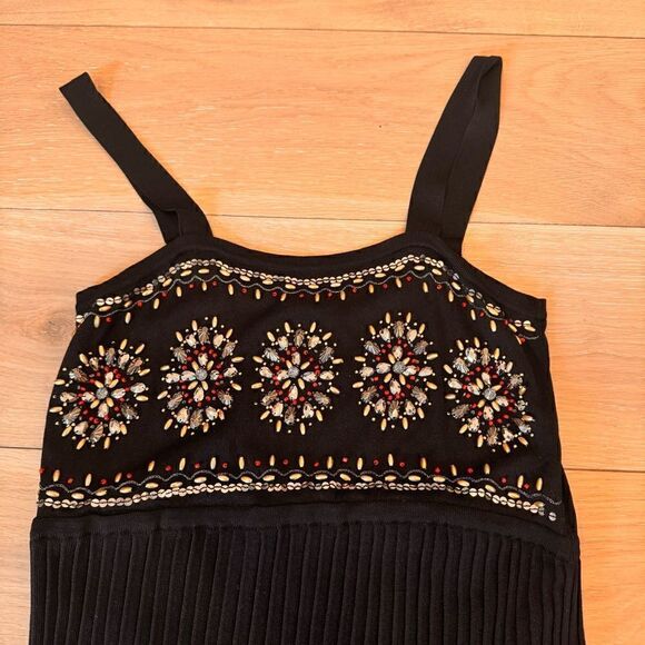 GRACE Knit dressing Beaded Dress - Picture 8 of 8